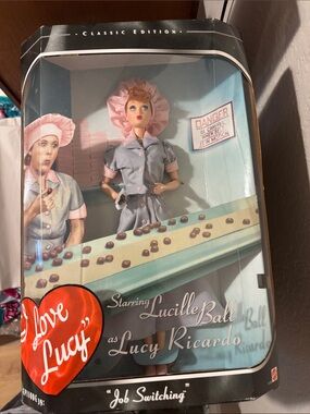 Lucille Ball Collector Doll in Pink and Gray